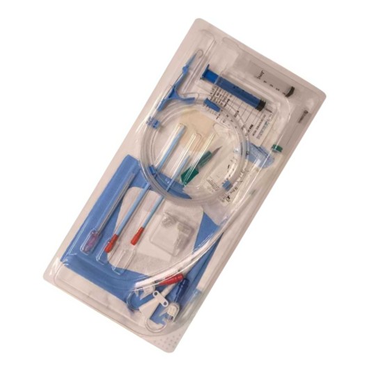 Hemodialysis Catheter Kit-Double Lumen – Curved Type
